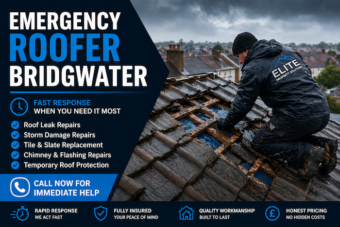 emergency roofer in Bridgwater